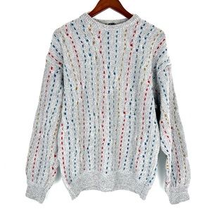 Vintage New Boxer Made in Italy Wool Blend Knit Retro Oversized Sweater